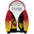 Custom Papua New Guinea Cricket Sherpa Hoodie PNG Barramundis - Polynesian Pride