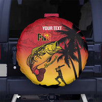 Custom Papua New Guinea Cricket Spare Tire Cover PNG Barramundis - Polynesian Pride