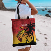 Custom Papua New Guinea Cricket Tote Bag PNG Barramundis LT14 - Polynesian Pride