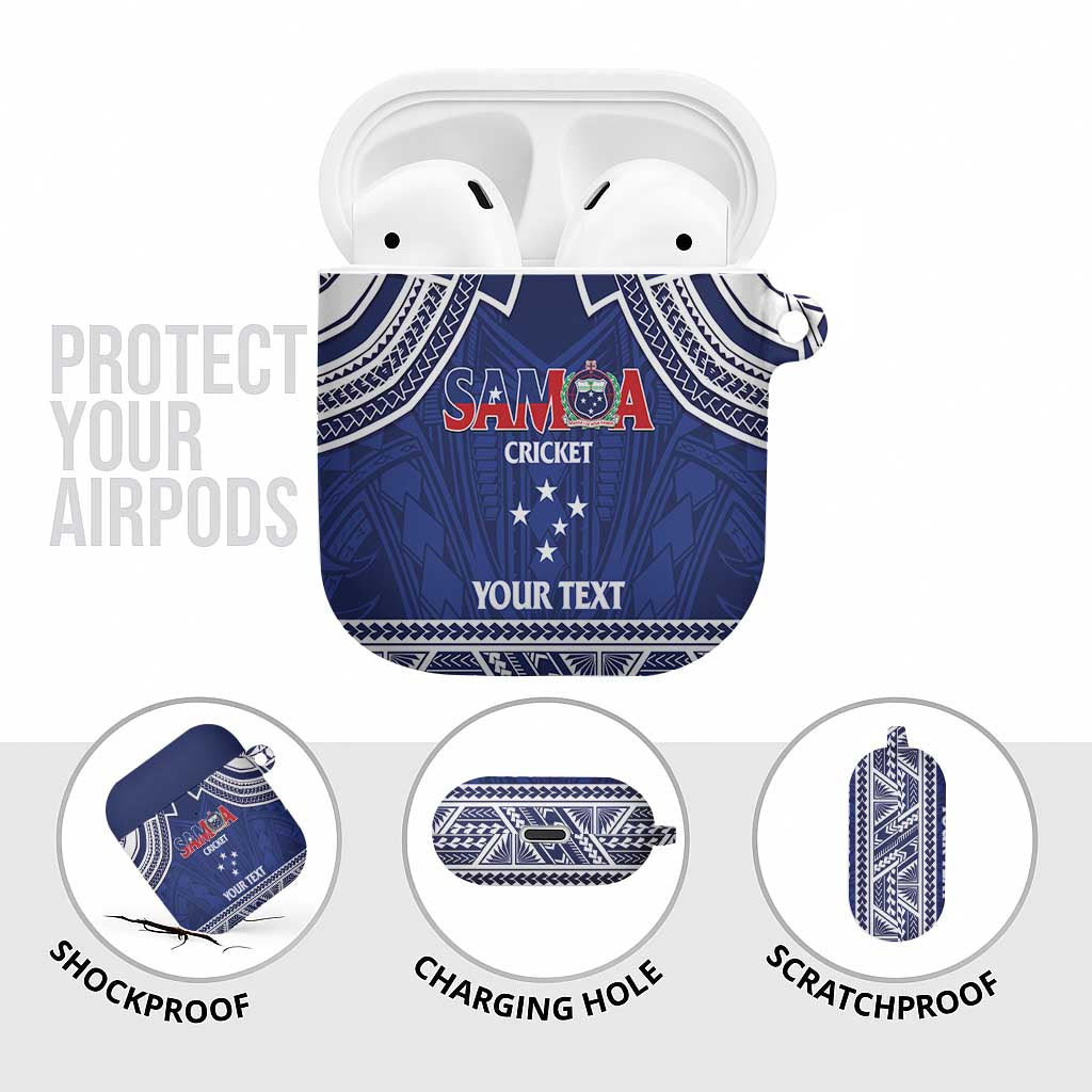 Custom Samoa Cricket AirPods Case Go Champions Samoan - Polynesian Pride