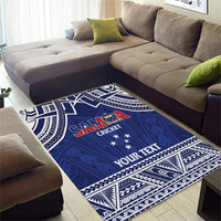 Custom Samoa Cricket Area Rug Go Champions Samoan - Polynesian Pride