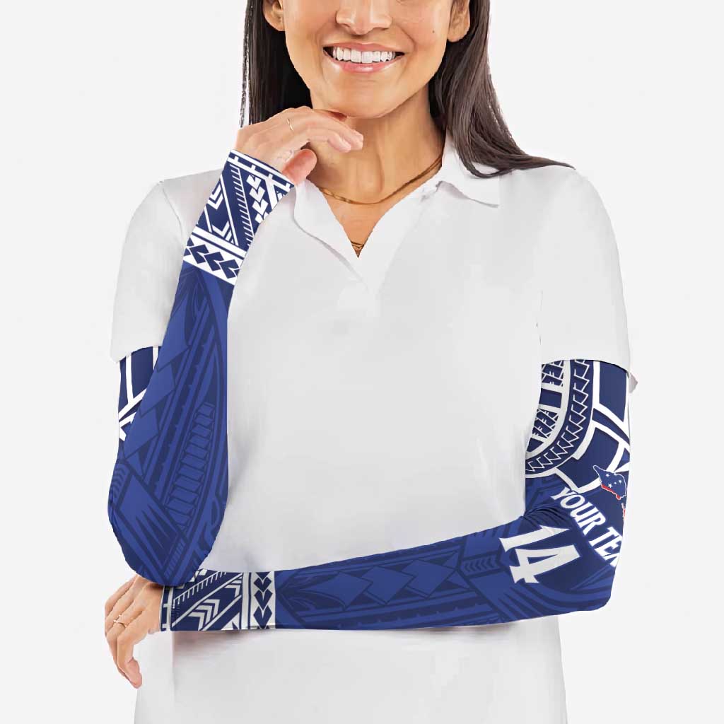 Custom Samoa Cricket Arm Sleeves Go Champions Samoan - Polynesian Pride