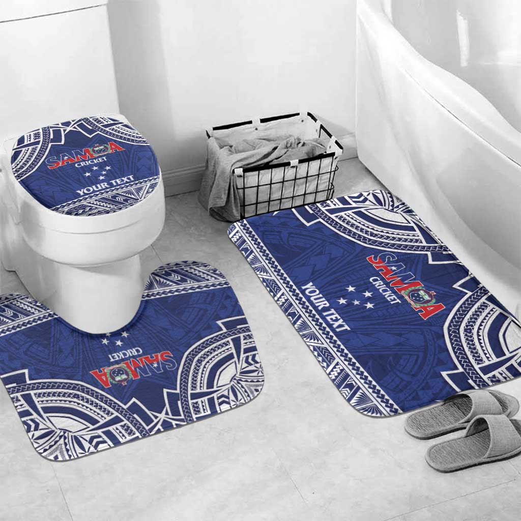 Custom Samoa Cricket Bathroom Set Go Champions Samoan - Polynesian Pride