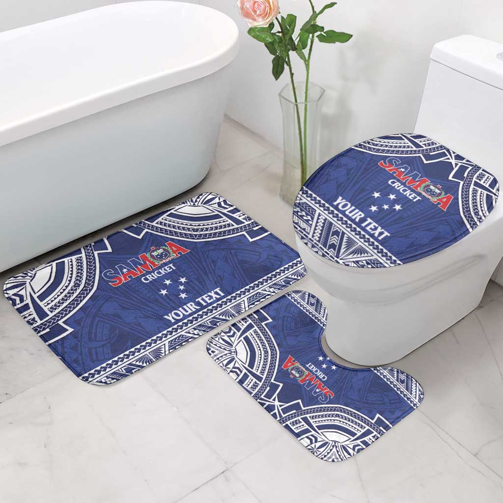 Custom Samoa Cricket Bathroom Set Go Champions Samoan - Polynesian Pride
