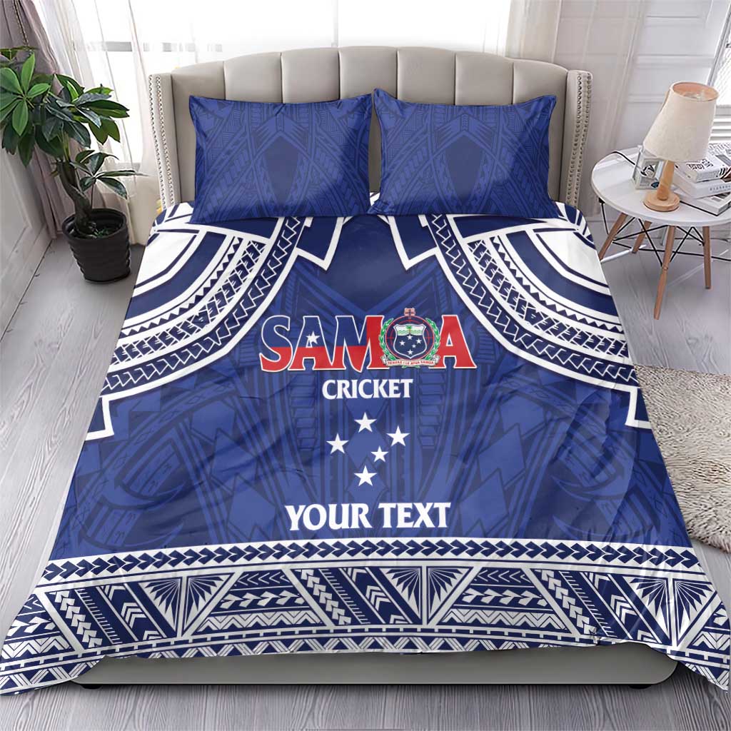 Custom Samoa Cricket Bedding Set Go Champions Samoan - Polynesian Pride