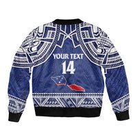 Custom Samoa Cricket Bomber Jacket Go Champions Samoan LT14 - Polynesian Pride