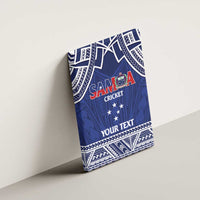 Custom Samoa Cricket Canvas Wall Art Go Champions Samoan - Polynesian Pride