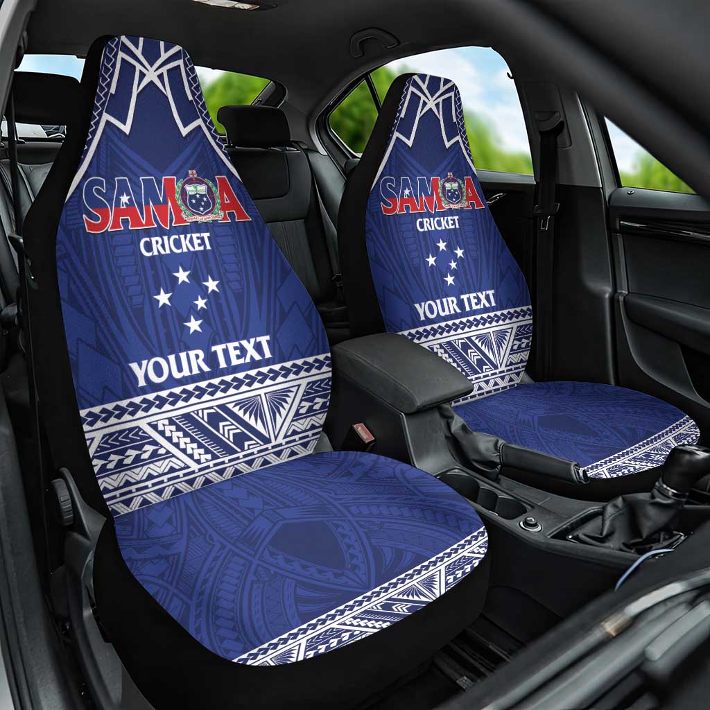 Custom Samoa Cricket Car Seat Cover Go Champions Samoan - Polynesian Pride