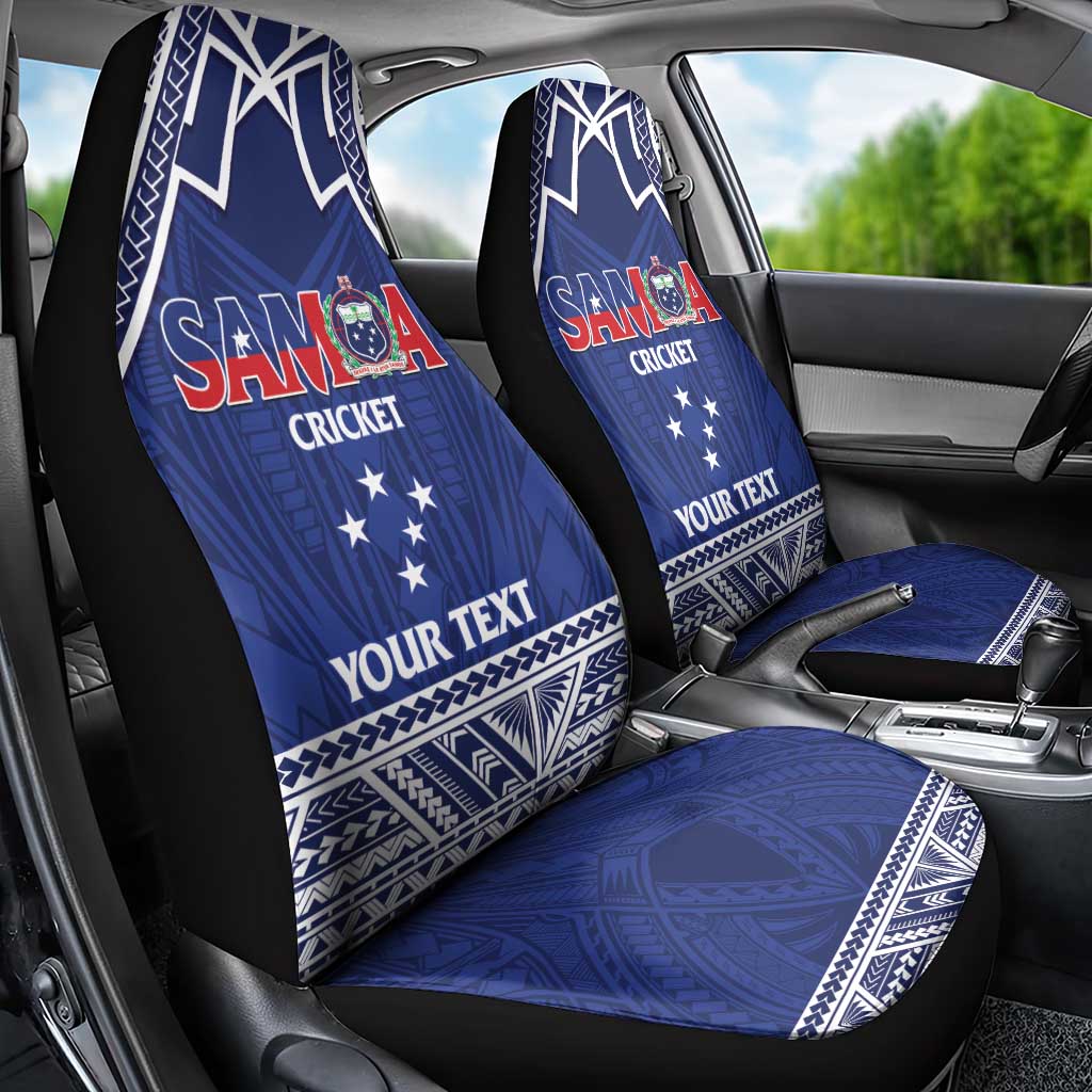 Custom Samoa Cricket Car Seat Cover Go Champions Samoan - Polynesian Pride