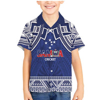 Custom Samoa Cricket Family Matching Mermaid Dress and Hawaiian Shirt Go Champions Samoan - Polynesian Pride