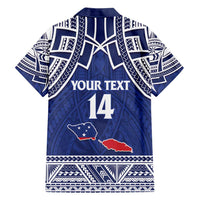 Custom Samoa Cricket Family Matching Short Sleeve Bodycon Dress and Hawaiian Shirt Go Champions Samoan - Polynesian Pride