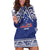 Custom Samoa Cricket Hoodie Dress Go Champions Samoan - Polynesian Pride