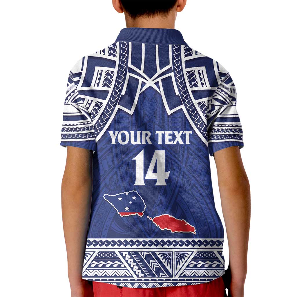Custom Samoa Cricket Kid Polo Shirt Go Champions Samoan LT14 - Polynesian Pride