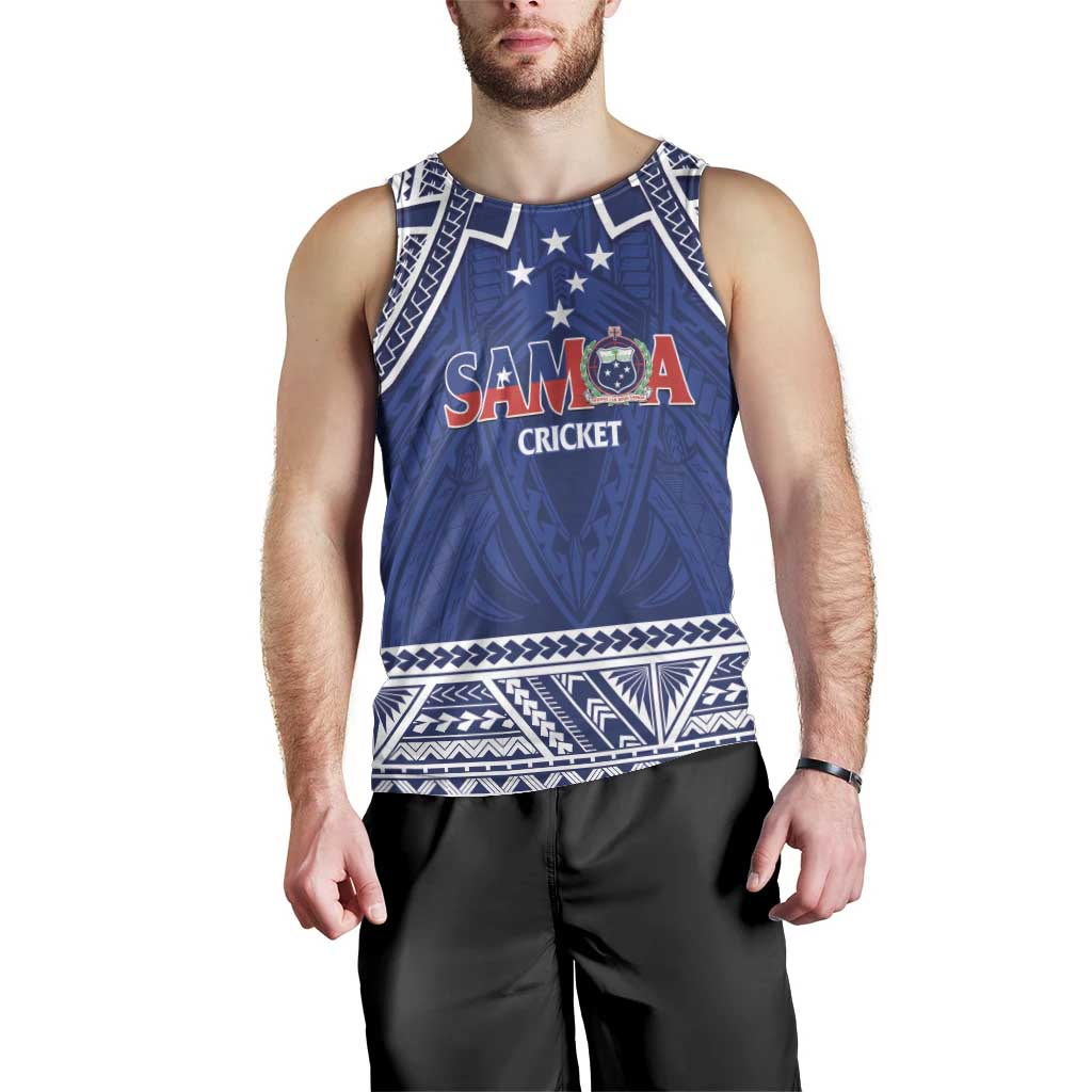 Custom Samoa Cricket Men Tank Top Go Champions Samoan - Polynesian Pride