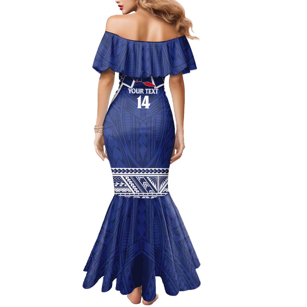 Custom Samoa Cricket Mermaid Dress Go Champions Samoan - Polynesian Pride