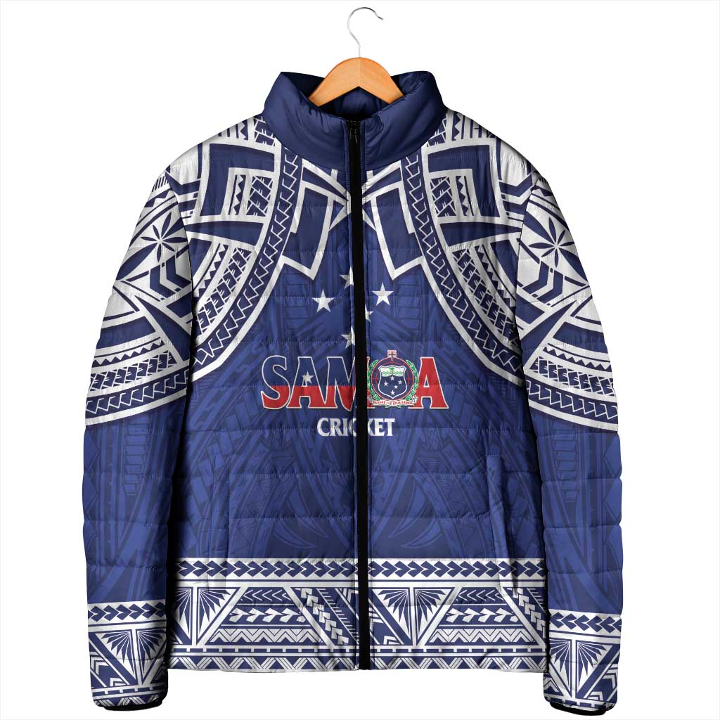 Custom Samoa Cricket Padded Jacket Go Champions Samoan LT14 - Polynesian Pride