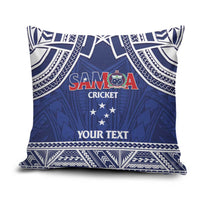 Custom Samoa Cricket Pillow Cover Go Champions Samoan - Polynesian Pride