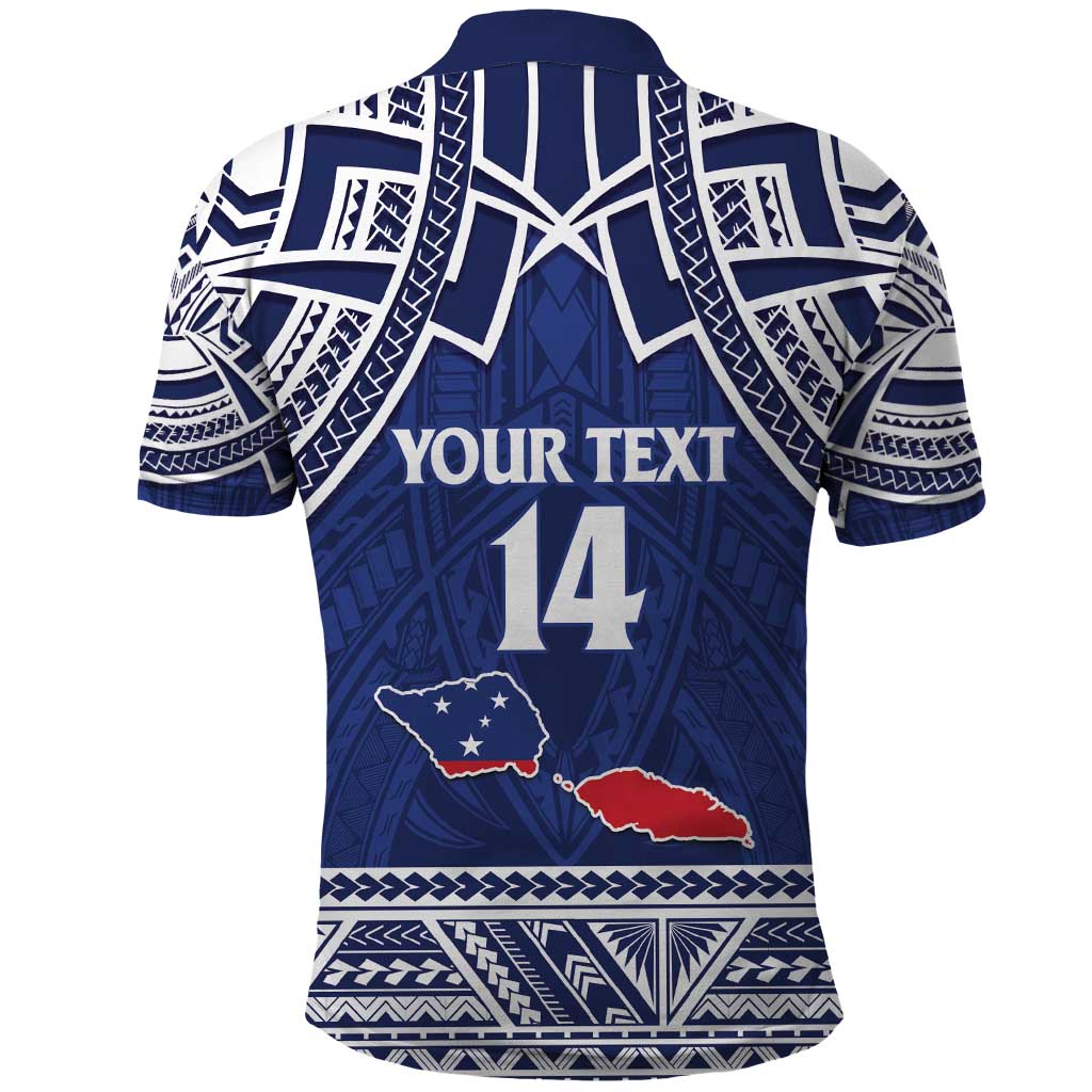 Custom Samoa Cricket Polo Shirt Go Champions Samoan - Polynesian Pride