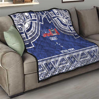 Custom Samoa Cricket Quilt Go Champions Samoan - Polynesian Pride