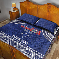 Custom Samoa Cricket Quilt Bed Set Go Champions Samoan - Polynesian Pride