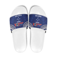 Custom Samoa Cricket Slide Sandals Go Champions Samoan - Polynesian Pride