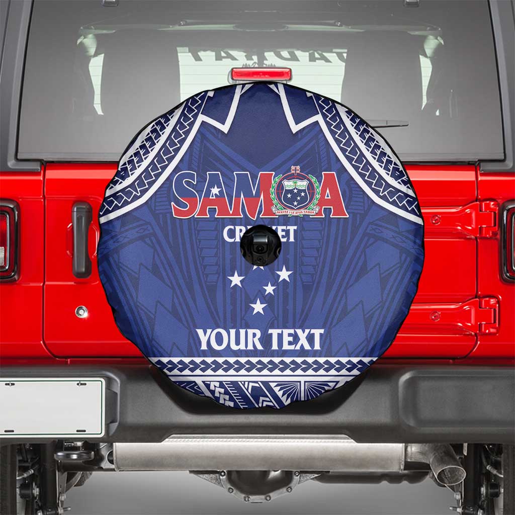 Custom Samoa Cricket Spare Tire Cover Go Champions Samoan LT14 - Polynesian Pride
