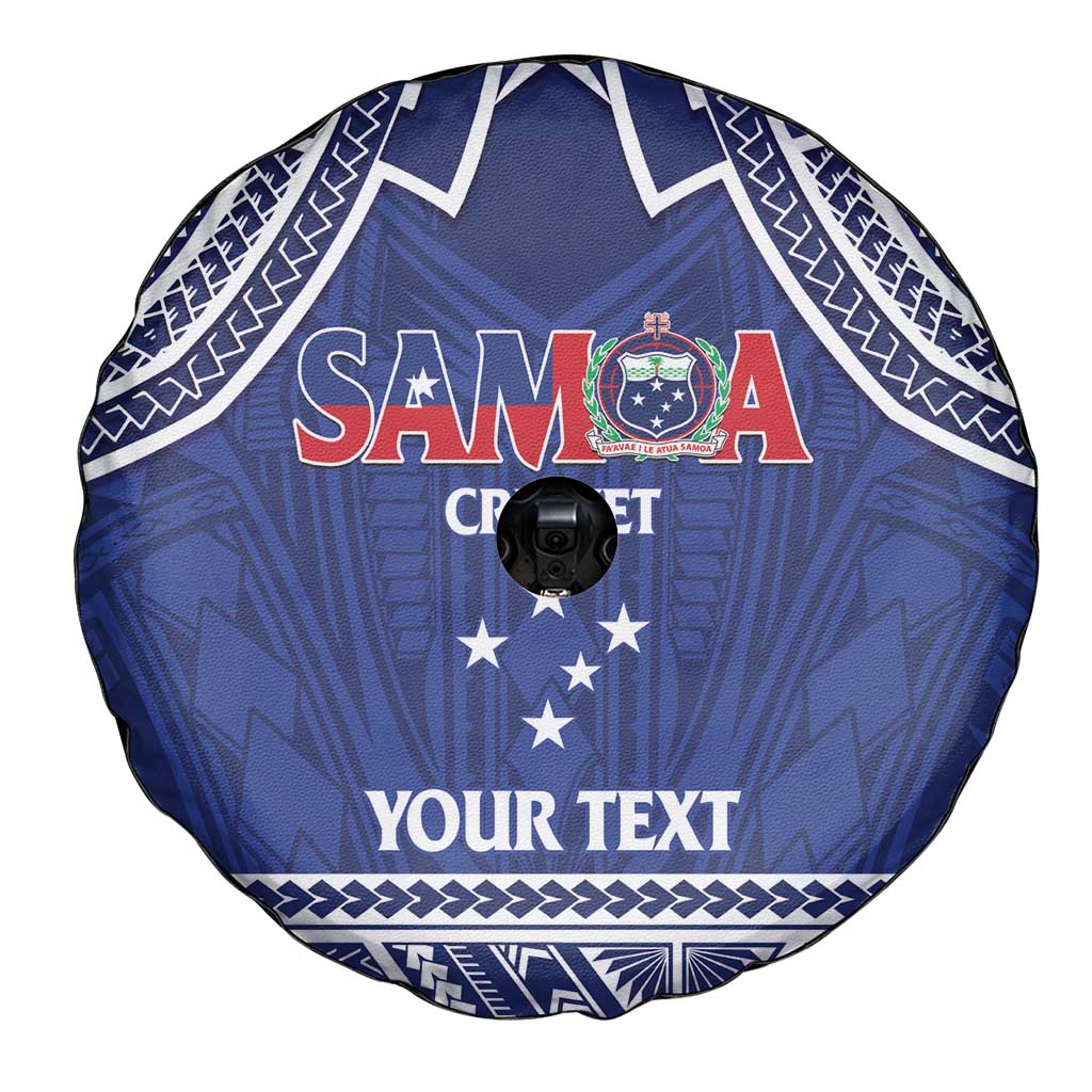 Custom Samoa Cricket Spare Tire Cover Go Champions Samoan LT14 - Polynesian Pride