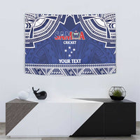 Custom Samoa Cricket Tapestry Go Champions Samoan - Polynesian Pride