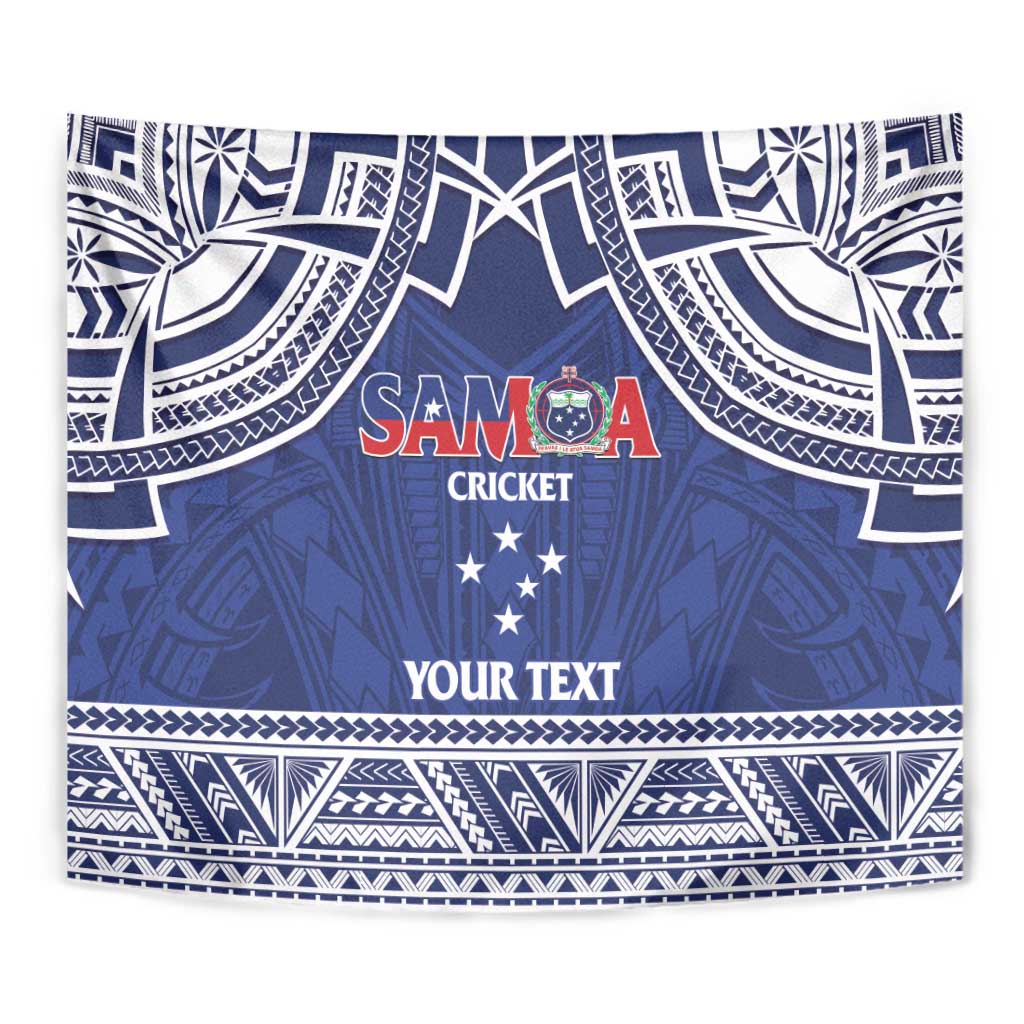 Custom Samoa Cricket Tapestry Go Champions Samoan - Polynesian Pride