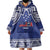 Custom Samoa Cricket Wearable Blanket Hoodie Go Champions Samoan - Polynesian Pride