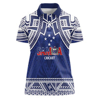 Custom Samoa Cricket Women Polo Shirt Go Champions Samoan - Polynesian Pride