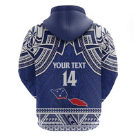 Custom Samoa Cricket Zip Hoodie Go Champions Samoan - Polynesian Pride