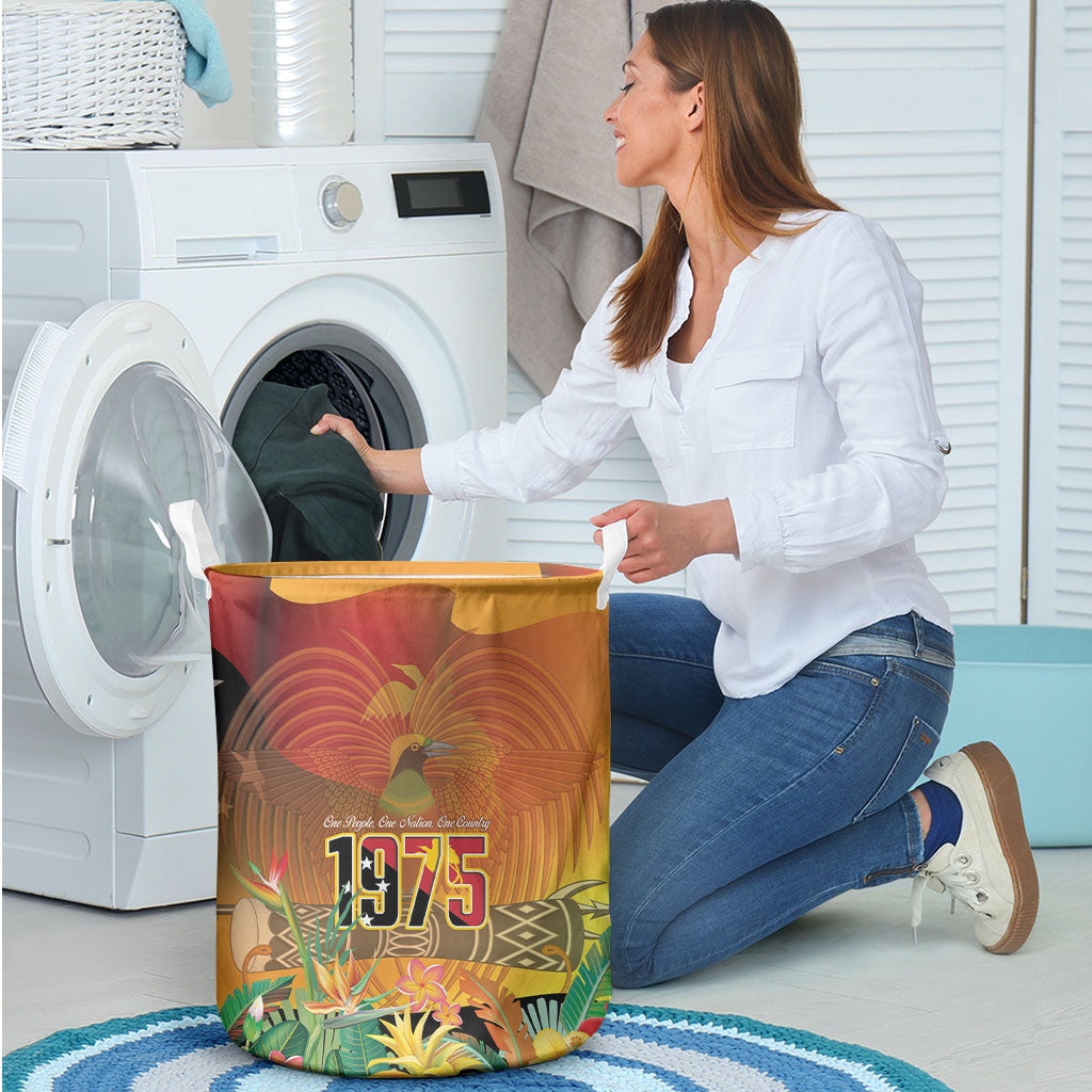 Papua New Guinea Independence Day Laundry Basket One People One Nation One Country
