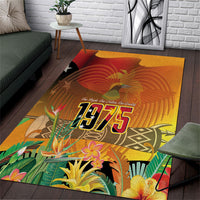 Papua New Guinea Independence Day Area Rug One People One Nation One Country