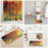 Papua New Guinea Independence Day Bathroom Set One People One Nation One Country