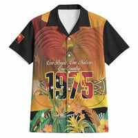 Personalised Papua New Guinea Independence Day Hawaiian Shirt One People One Nation One Country