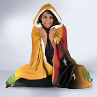 Papua New Guinea Independence Day Hooded Blanket One People One Nation One Country