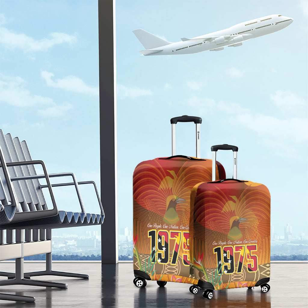 Papua New Guinea Independence Day Luggage Cover One People One Nation One Country