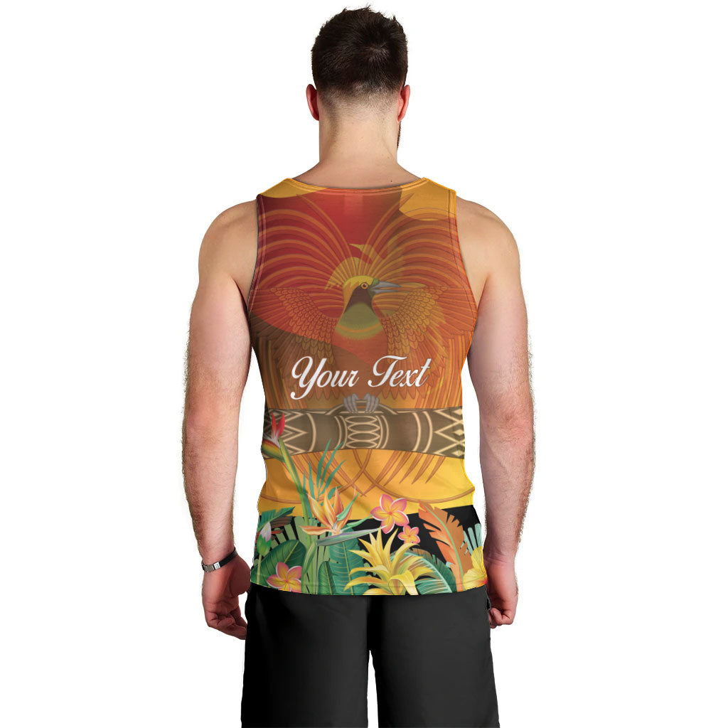 Personalised Papua New Guinea Independence Day Men Tank Top One People One Nation One Country