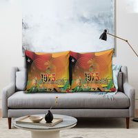 Papua New Guinea Independence Day Pillow Cover One People One Nation One Country