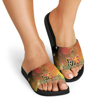 Papua New Guinea Independence Day Slide Sandals One People One Nation One Country