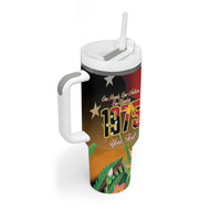 Personalised Papua New Guinea Independence Day Tumbler With Handle One People One Nation One Country