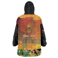 Personalised Papua New Guinea Independence Day Wearable Blanket Hoodie One People One Nation One Country