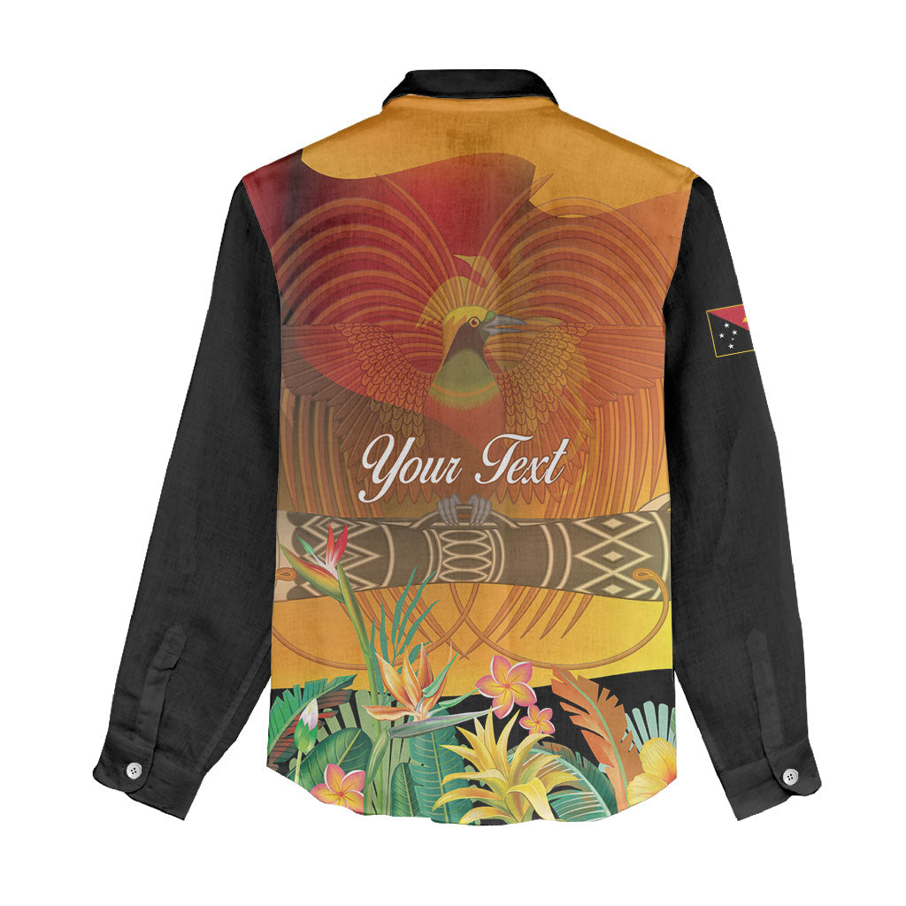 Personalised Papua New Guinea Independence Day Women Casual Shirt One People One Nation One Country