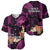 Hawaii Baseball Jersey Pray For Maui Hawaiian Plumeria Be Strong Pink Verison LT14 - Polynesian Pride