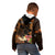 Hawaii Kid Hoodie Pray For Maui Hawaiian Plumeria Be Strong Gold Verison LT14 - Polynesian Pride