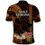 Hawaii Polo Shirt Pray For Maui Hawaiian Plumeria Be Strong Gold Verison LT14 - Polynesian Pride