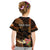 Personalised Hawaii Kid T Shirt Pray For Maui Hawaiian Plumeria Be Strong Gold Verison LT14 - Polynesian Pride