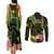 Hawaii Couples Matching Tank Maxi Dress and Long Sleeve Button Shirts Pray For Maui Hawaiian Plumeria Be Strong Reggae Verison LT14 - Polynesian Pride