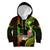 Personalised Hawaii Kid Hoodie Pray For Maui Hawaiian Plumeria Be Strong Reggae Verison LT14 Hoodie Reggae - Polynesian Pride